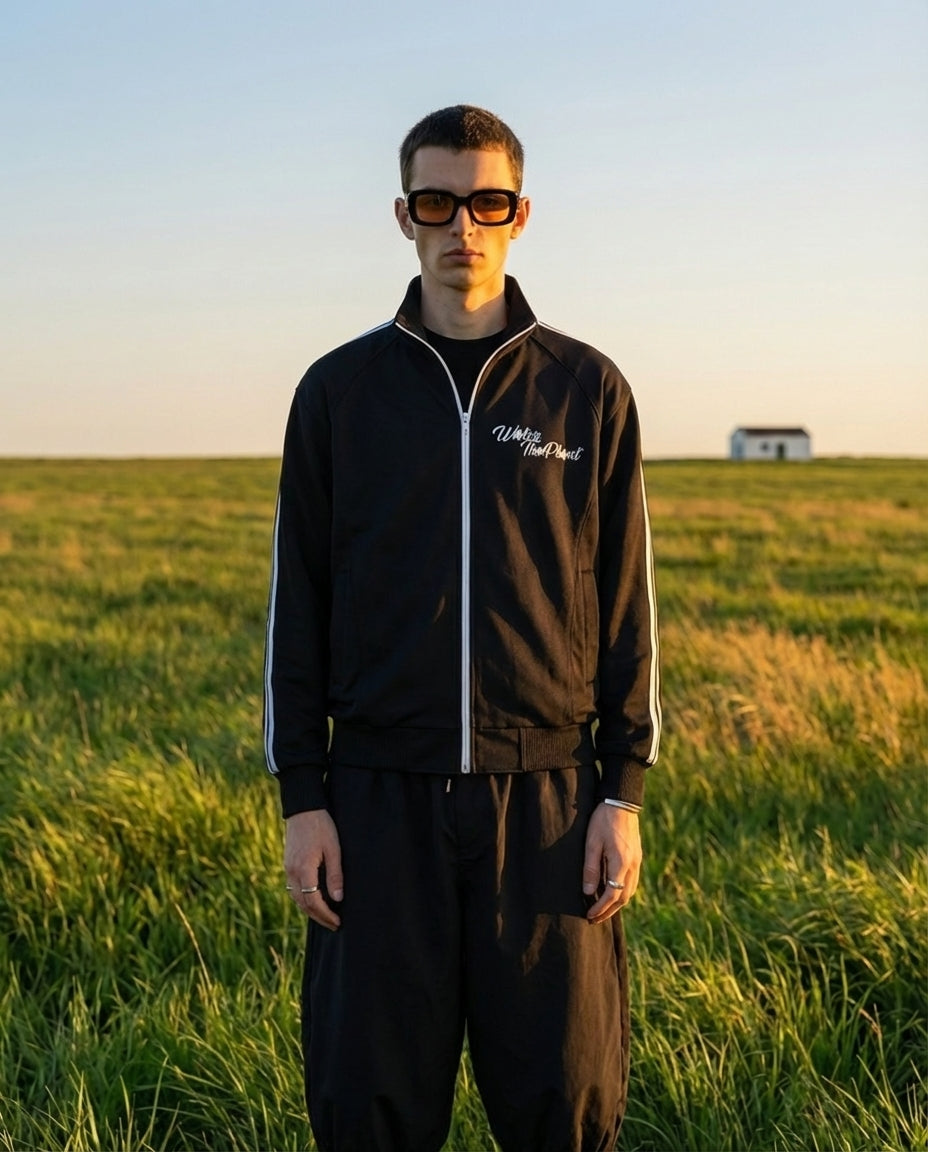 Star Track Jacket | Black