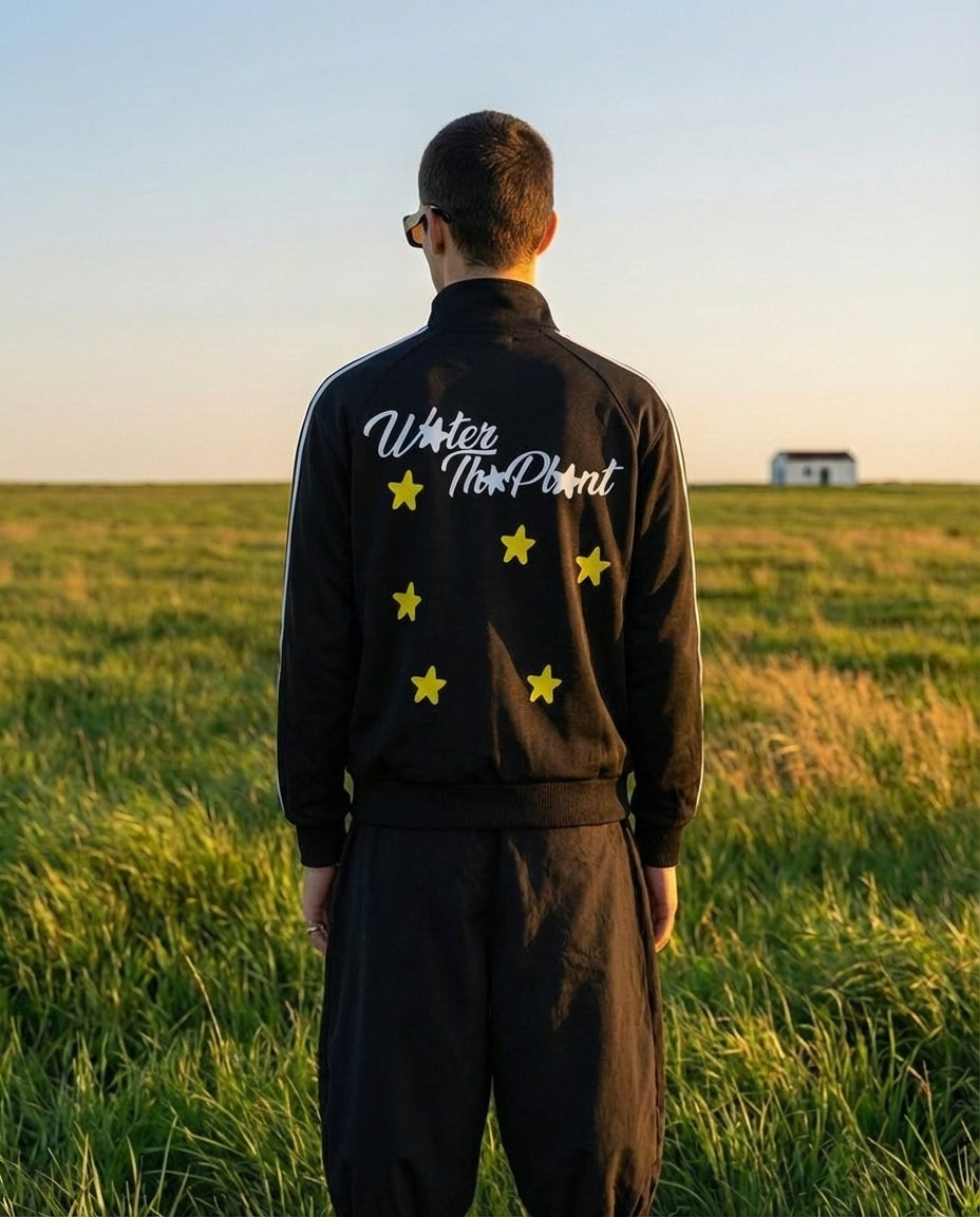 Star Track Jacket | Black