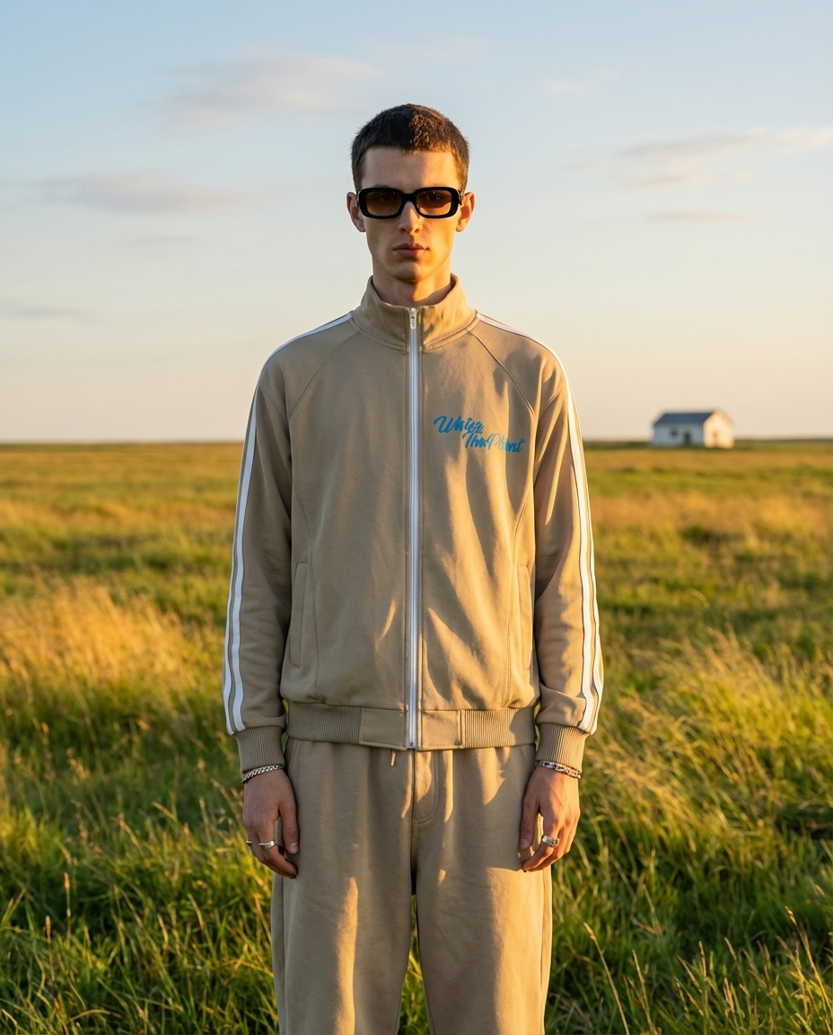 Star Track Jacket | Beige
