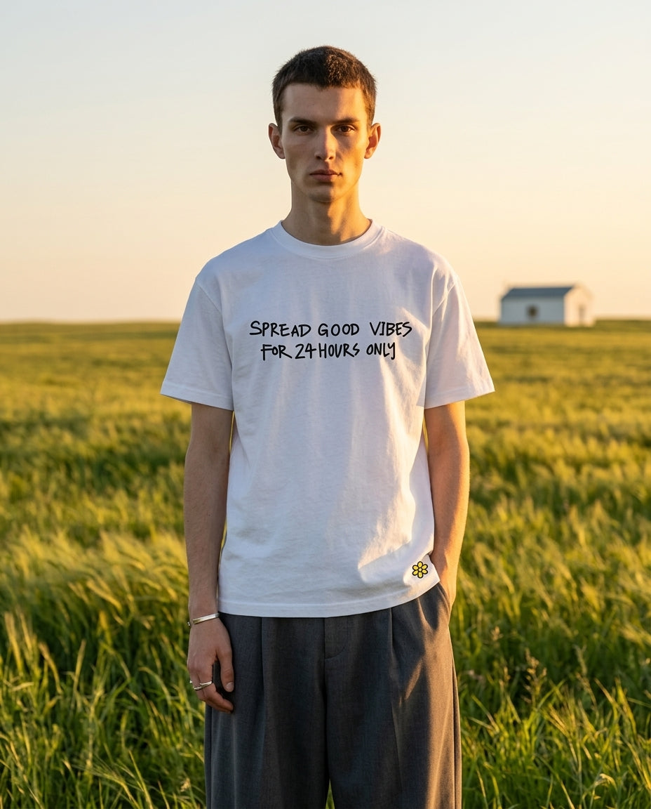 QT Dial Tee | White