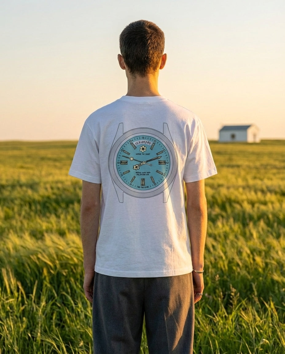 QT Dial Tee | White