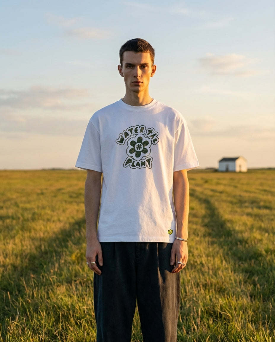 Wild FOMO logo tee | White