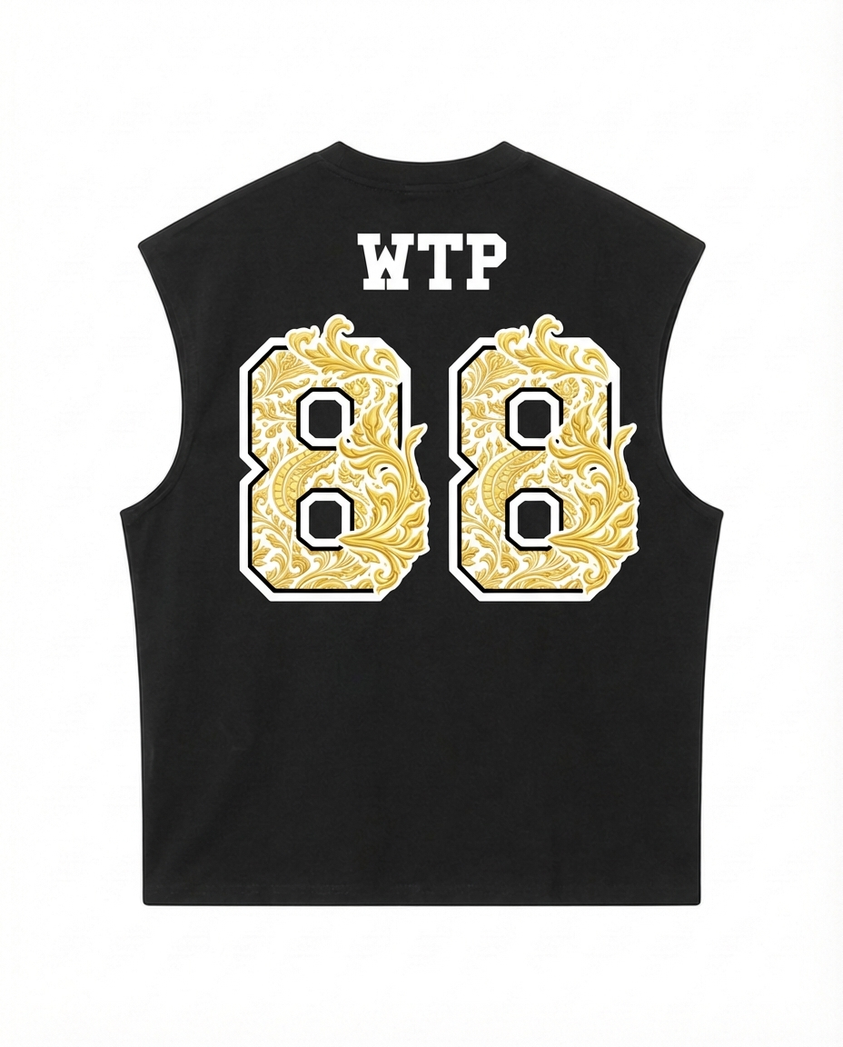 [CUSTOM] Logo Sleeveless Tee | Black