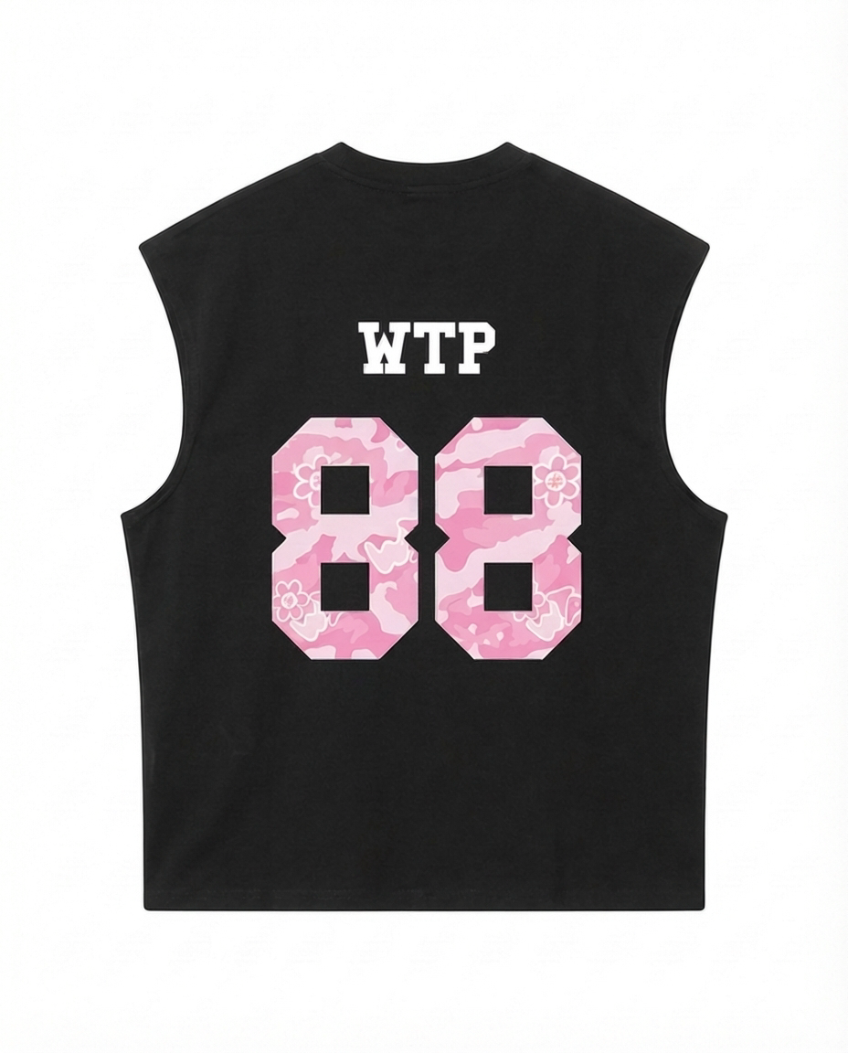 [CUSTOM] Logo Sleeveless Tee | Black