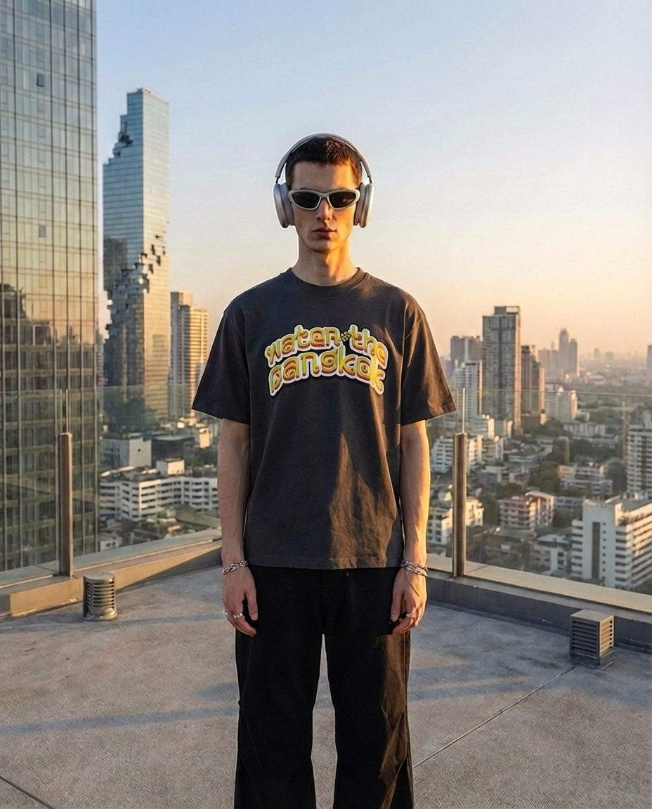 """Water The Bangkok"" Tee | Gray"