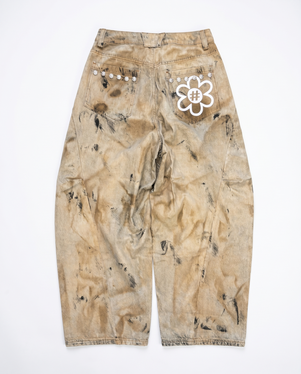 "DESERT" Curve Silhouette Pants | Brown