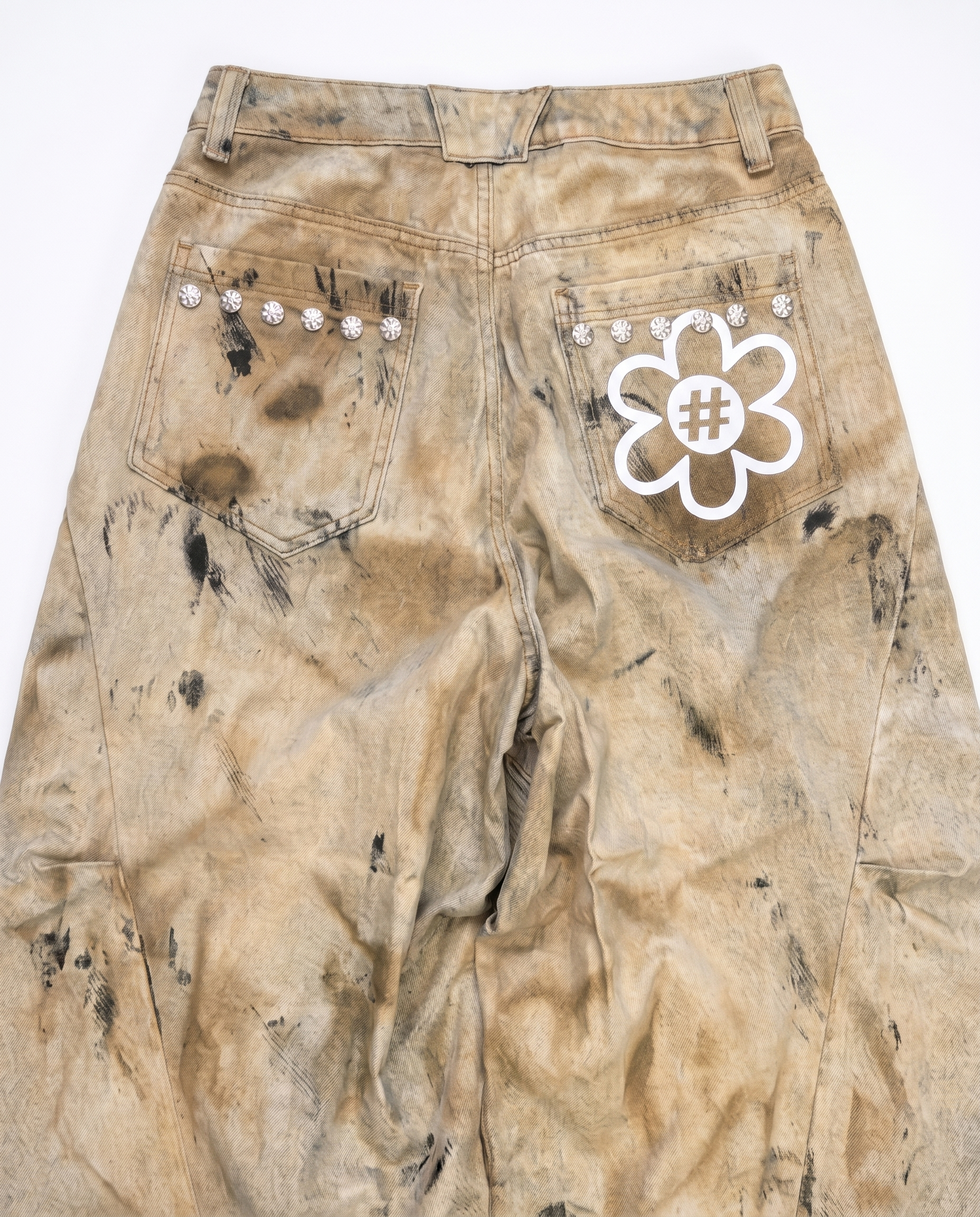 "DESERT" Curve Silhouette Pants | Brown