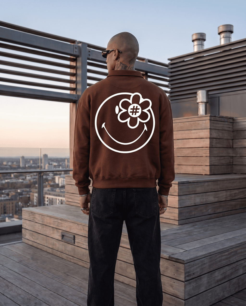 SMILEYWORLD® ENCHANTING L/S POLO | BROWN