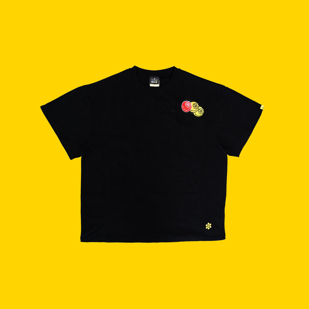 SMILEYWORLD® MOON TSHIRT | BLACK