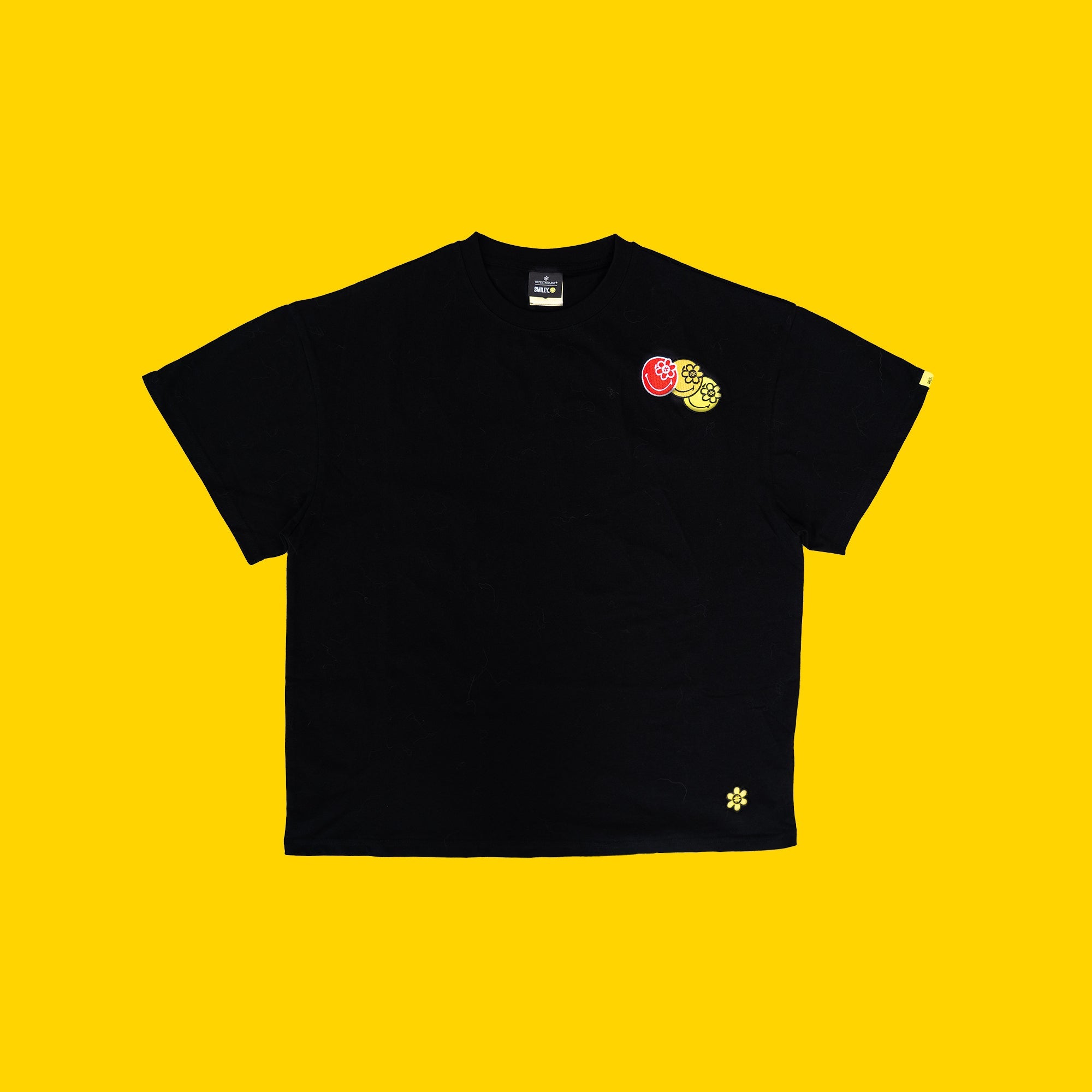 SMILEYWORLD® MOON TSHIRT | BLACK