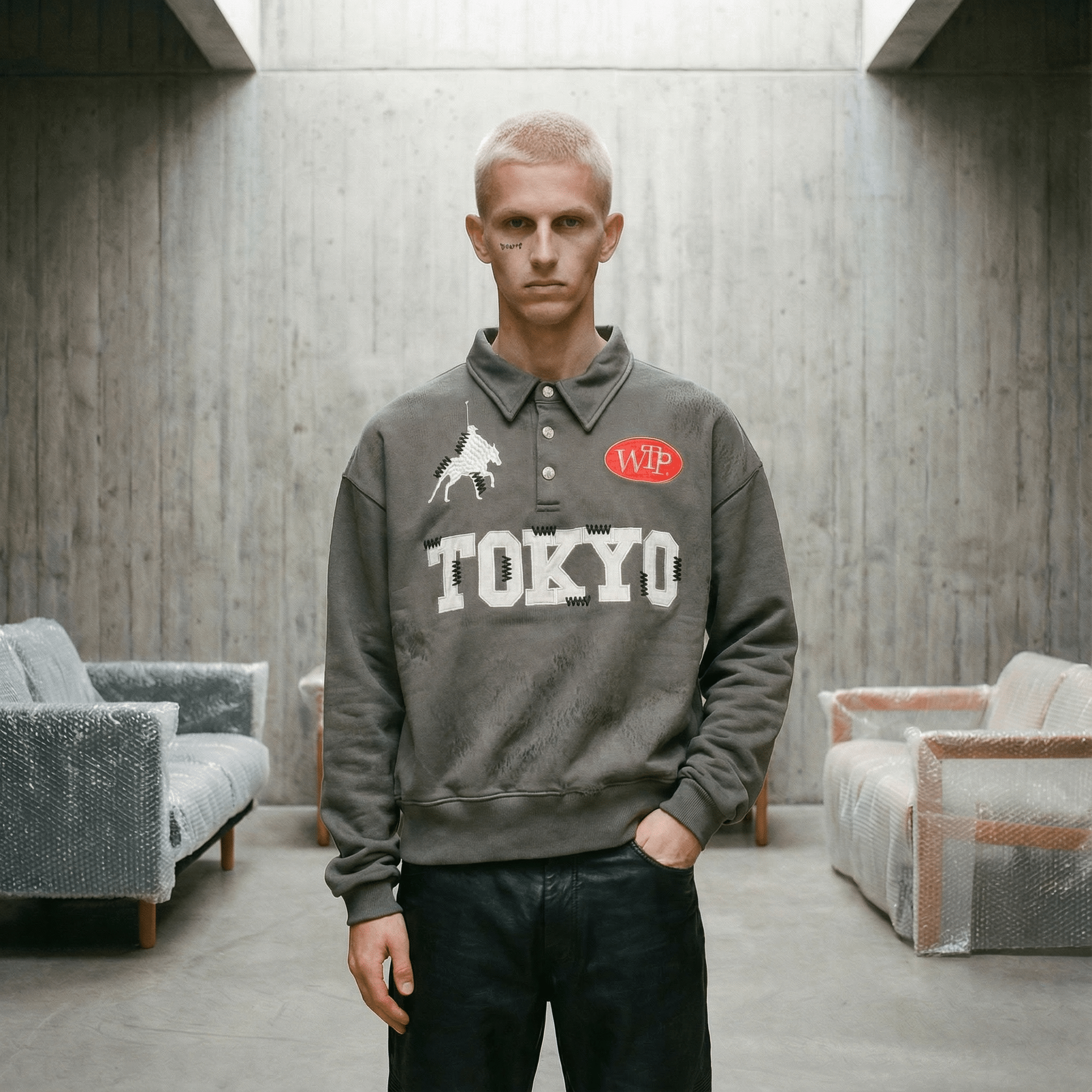 "Jockey" L/S Polo | Dusk