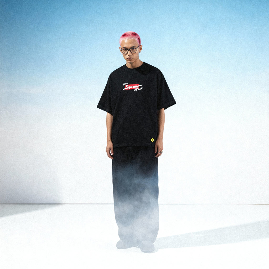 "RED FURY" ノットサップTシャツ | ブラック