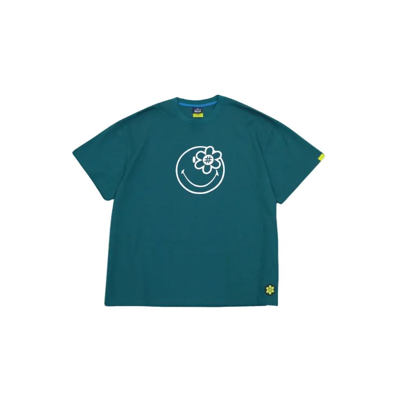 SMILEY® MOOD TSHIRT | DARK GREEN