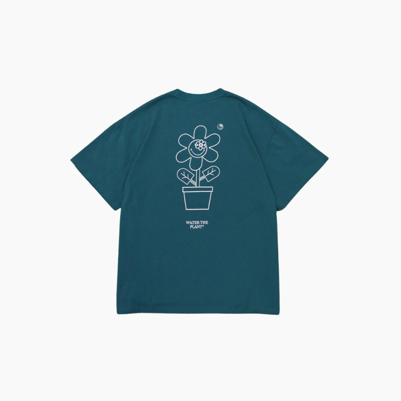 SMILEY® MOOD TSHIRT | DARK GREEN