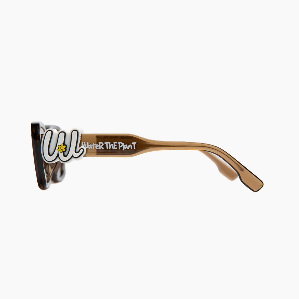"WAVE" Sunnies | Chestnut | Amber Lens