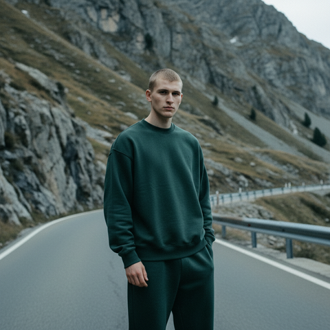 Blanks Sweatshirt | Dark Green