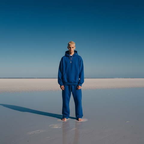 Blanks Hoodie | Cobalt Blue