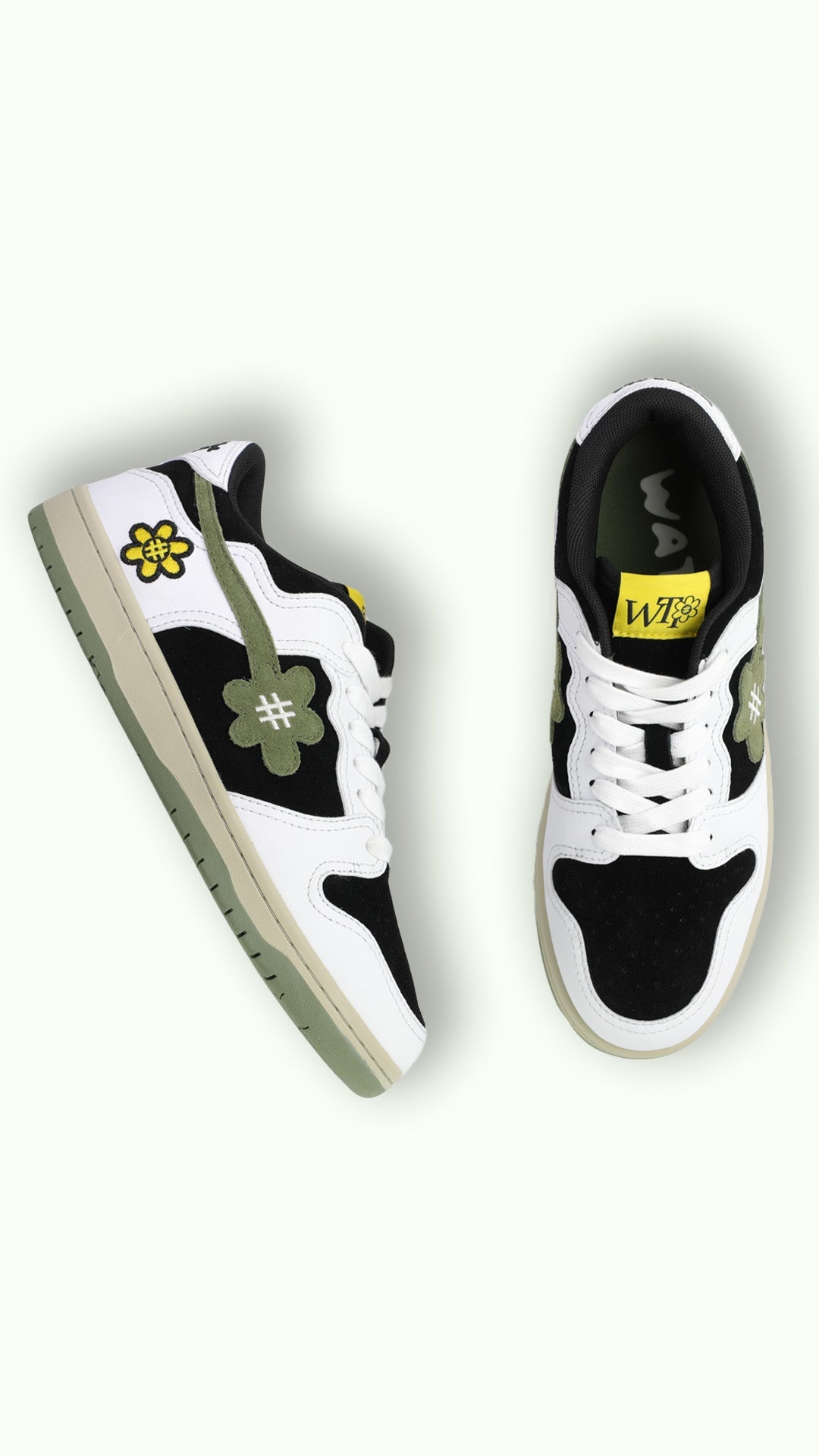 “WHITE TRUFFLE" Dream Kicks | Olive Green